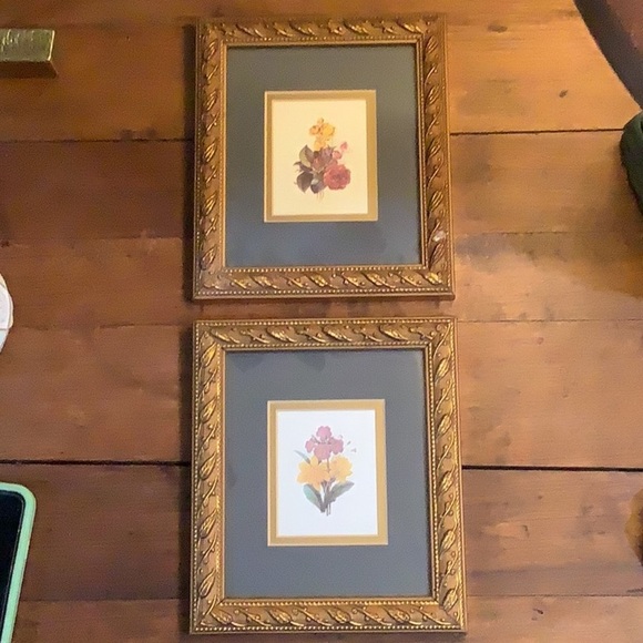 Grandmillenial Dark Green Matted Botanical Floral Framed Art Pictures - Picture 2 of 9